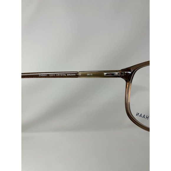 Cole Haan Eyeglasses CH5001 (231) Crystal Brown 54 [] 15 135 Flex Hinges Demos - Picture 8 of 11